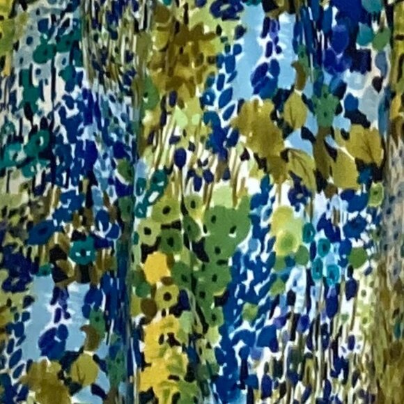 Jones Studio SZ12 Impressionist print dress Parisian Gardencore Italian Coquette - Picture 4 of 7